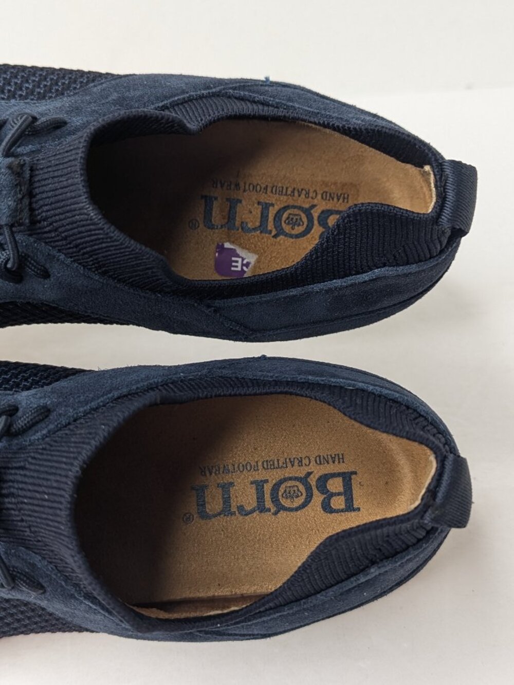 Born Aire Slip-on Casual Sneakers Navy Suede Womens 8 - Picture 4 of 5